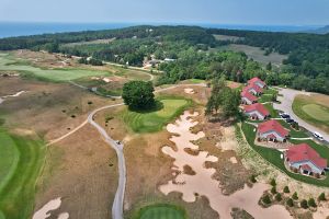 Arcadia Bluffs (Bluffs) 2nd Aerial Green